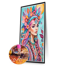 Load image into Gallery viewer, Diamond Painting - Full Square - Exotic girl (40*60CM)
