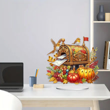 Load image into Gallery viewer, Special Shape Autumn Mailbox Diamond Painting Desktop Ornaments Kit for Kids

