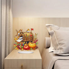 Load image into Gallery viewer, Special Shape Autumn Mailbox Diamond Painting Desktop Ornaments Kit for Kids
