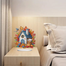 Load image into Gallery viewer, Special Shape Autumn House Diamond Painting Desktop Ornaments Kit for Home Decor
