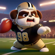 Load image into Gallery viewer, Diamond Painting - Full Round - New Orleans Saints football (30*30CM)

