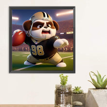 Load image into Gallery viewer, Diamond Painting - Full Round - New Orleans Saints football (30*30CM)
