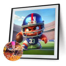 Load image into Gallery viewer, Diamond Painting - Full Round - New York Giants football (30*30CM)

