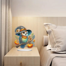 Load image into Gallery viewer, Special Shape Pumpkin Owl 5D DIY Diamond Painting Art Tabletop Decorations
