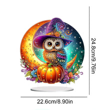 Load image into Gallery viewer, Special Shape Pumpkin Owl 5D DIY Diamond Painting Art Tabletop Decorations
