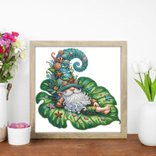 Load image into Gallery viewer, Diamond Painting - Partial Special Shaped - Leafy gnome (30*30CM)
