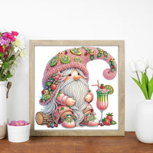 Load image into Gallery viewer, Diamond Painting - Partial Special Shaped - Fruit drink gnome (30*30CM)
