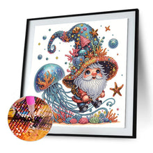 Load image into Gallery viewer, Diamond Painting - Partial Special Shaped - Starfish gnome (30*30CM)
