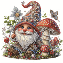 Load image into Gallery viewer, Diamond Painting - Partial Special Shaped - Mushroom gnome (30*30CM)
