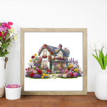 Load image into Gallery viewer, Diamond Painting - Partial Special Shaped - Flower house (30*30CM)
