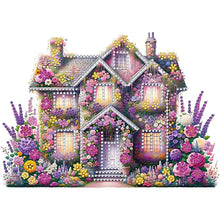 Load image into Gallery viewer, Diamond Painting - Partial Special Shaped - Flower house (30*30CM)
