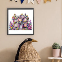 Load image into Gallery viewer, Diamond Painting - Partial Special Shaped - Flower house (30*30CM)
