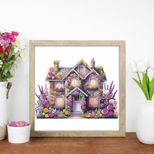 Load image into Gallery viewer, Diamond Painting - Partial Special Shaped - Flower house (30*30CM)

