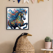 Load image into Gallery viewer, Diamond Painting - Partial Special Shaped - Colorful mandala horse (30*30CM)
