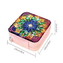 Load image into Gallery viewer, PU Special Shaped Mandala Diamond Painting DIY Jewellery Box for Rings Bracelets
