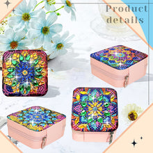 Load image into Gallery viewer, PU Special Shaped Mandala Diamond Painting DIY Jewellery Box for Rings Bracelets
