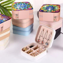Load image into Gallery viewer, PU Special Shaped Mandala Diamond Painting DIY Jewellery Box for Rings Bracelets
