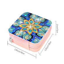 Load image into Gallery viewer, PU Special Shaped Mandala Diamond Painting DIY Jewellery Box for Rings Bracelets
