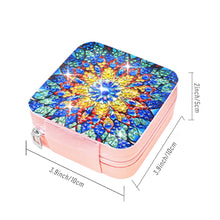 Load image into Gallery viewer, PU Special Shaped Mandala Diamond Painting DIY Jewellery Box for Rings Bracelets
