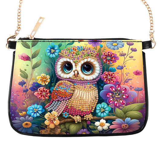 Special Shape Elephant 5D DIY Diamond Art Handbag Handmade Arts Craft Makeup Bag