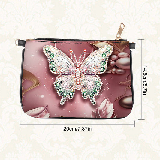 Special Shape Elephant 5D DIY Diamond Art Handbag Handmade Arts Craft Makeup Bag