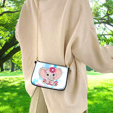Load image into Gallery viewer, Special Shape Elephant 5D DIY Diamond Art Handbag Handmade Arts Craft Makeup Bag
