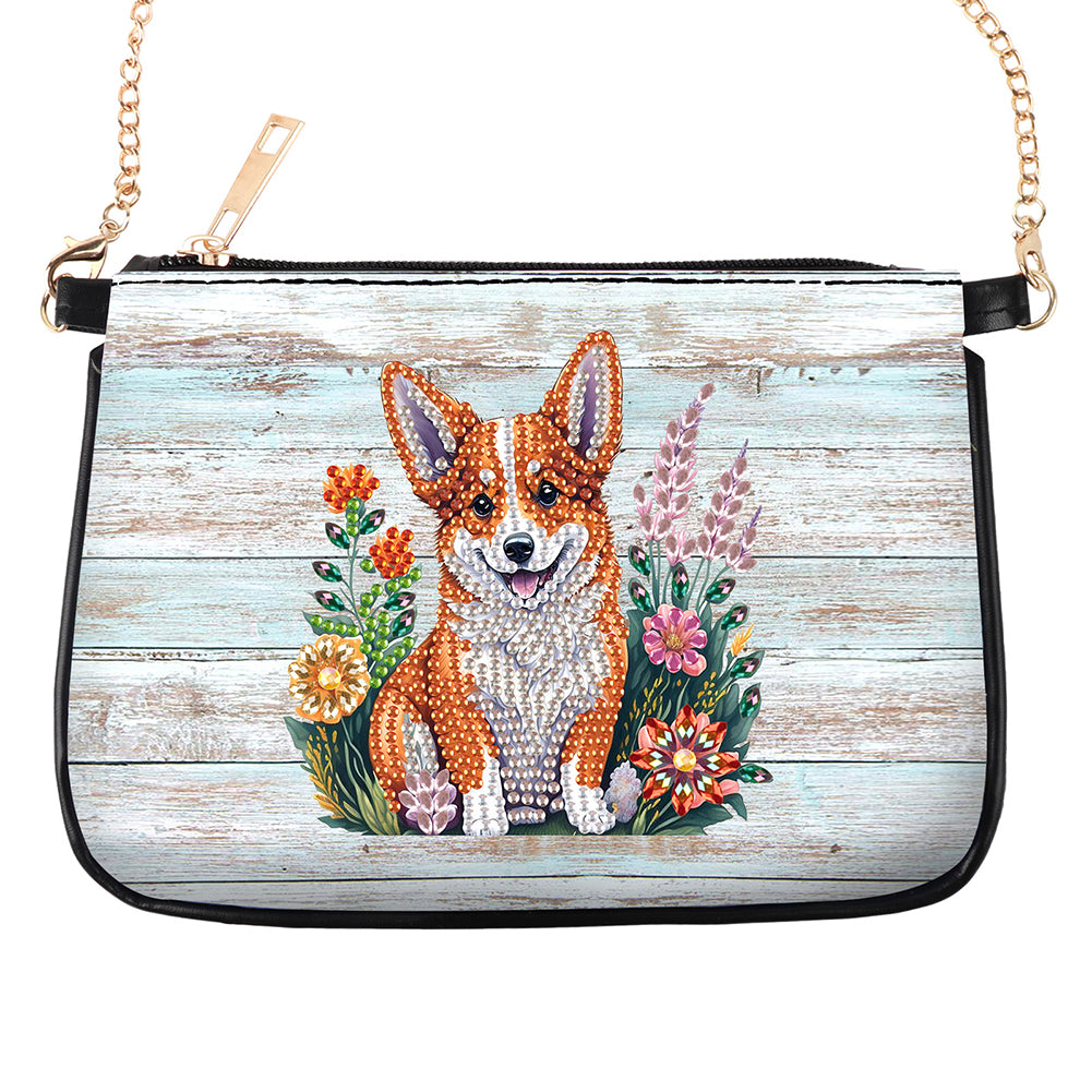 Special Shape Elephant 5D DIY Diamond Art Handbag Handmade Arts Craft Makeup Bag