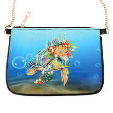 Load image into Gallery viewer, Special Shape Elephant 5D DIY Diamond Art Handbag Handmade Arts Craft Makeup Bag
