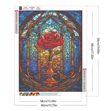Load image into Gallery viewer, Diamond Painting - Full Round - Glass art rose (40*50CM)

