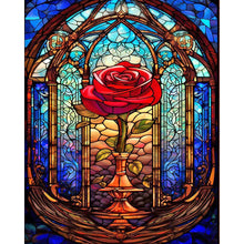 Load image into Gallery viewer, Diamond Painting - Full Round - Glass art rose (40*50CM)
