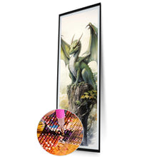 Load image into Gallery viewer, AB Diamond Painting - Full Round - Dragon on the tree (30*90CM)
