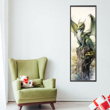 Load image into Gallery viewer, AB Diamond Painting - Full Round - Dragon on the tree (30*90CM)
