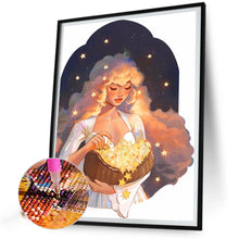 Load image into Gallery viewer, AB Diamond Painting - Full Round - Reading girl (40*50CM)
