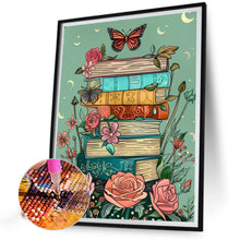 Load image into Gallery viewer, AB Diamond Painting - Full Round - Books and Flowers and butterflies (40*50CM)
