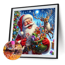Load image into Gallery viewer, Diamond Painting - Full Round - Santa Claus delivering gifts (40*40CM)

