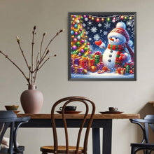 Load image into Gallery viewer, Diamond Painting - Full Round - Christmas snowman (40*40CM)
