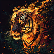 Load image into Gallery viewer, Diamond Painting - Full Round - Tiger (40*40CM)
