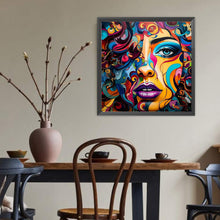 Load image into Gallery viewer, Diamond Painting - Full Round - Abstract color face (40*40CM)
