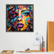 Load image into Gallery viewer, Diamond Painting - Full Round - Abstract color face (40*40CM)
