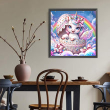 Load image into Gallery viewer, Diamond Painting - Full Round - Rainbow unicorn (40*40CM)
