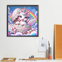 Load image into Gallery viewer, Diamond Painting - Full Round - Rainbow unicorn (40*40CM)
