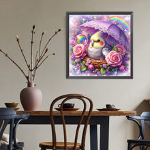 Load image into Gallery viewer, Diamond Painting - Full Round - Rainbow rose bubble parrot (40*40CM)
