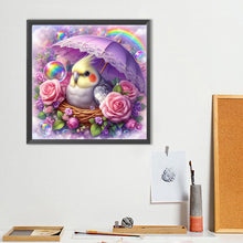 Load image into Gallery viewer, Diamond Painting - Full Round - Rainbow rose bubble parrot (40*40CM)
