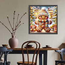 Load image into Gallery viewer, Diamond Painting - Full Round - Christmas cookie man (40*40CM)
