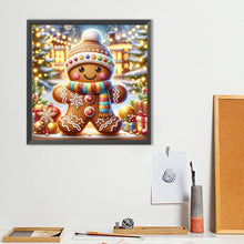 Load image into Gallery viewer, Diamond Painting - Full Round - Christmas cookie man (40*40CM)
