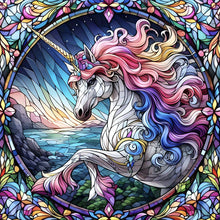 Load image into Gallery viewer, Diamond Painting - Full Round - Unicorn (40*40CM)
