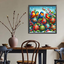 Load image into Gallery viewer, Diamond Painting - Full Round - Christmas birds (40*40CM)
