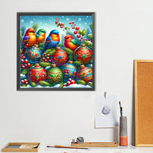 Load image into Gallery viewer, Diamond Painting - Full Round - Christmas birds (40*40CM)
