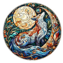 Load image into Gallery viewer, Diamond Painting - Full Round - Glass art fox (30*30CM)

