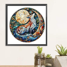 Load image into Gallery viewer, Diamond Painting - Full Round - Glass art fox (30*30CM)
